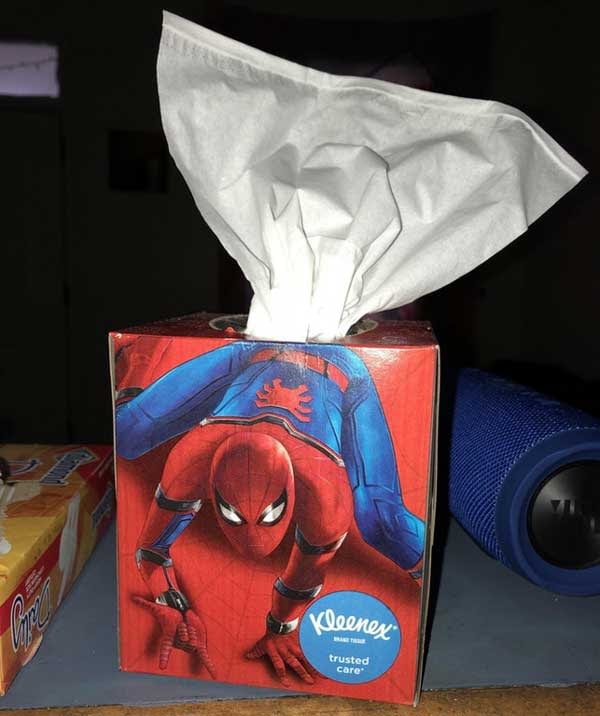spiderman packaging error